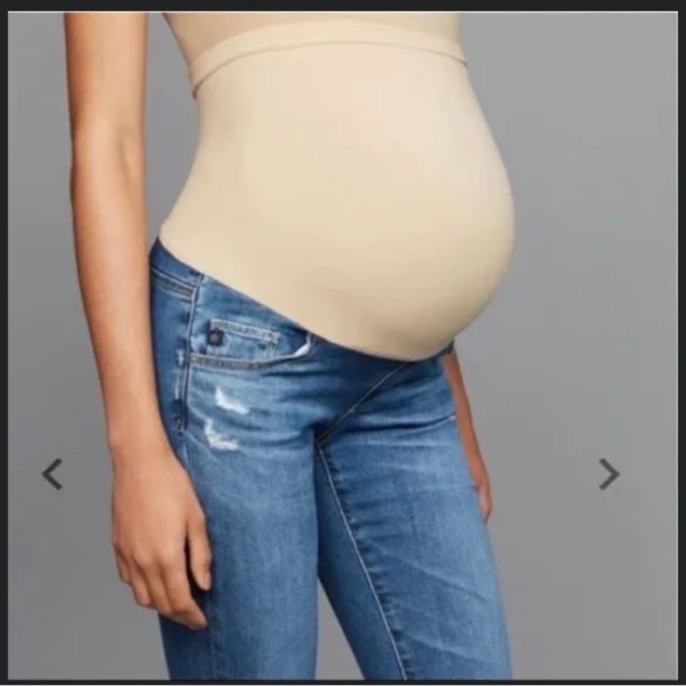 Ag Adriano Goldschmied Maternity Skinny Jeans in Light Blue Denim